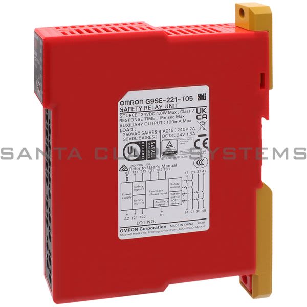 Omron G9SE-221-T05 Safety Relay Product Image