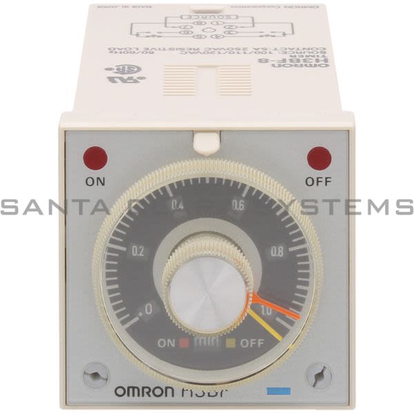 Omron H3BF-8-AC100-110-120 Timer .5S to 100H Product Image