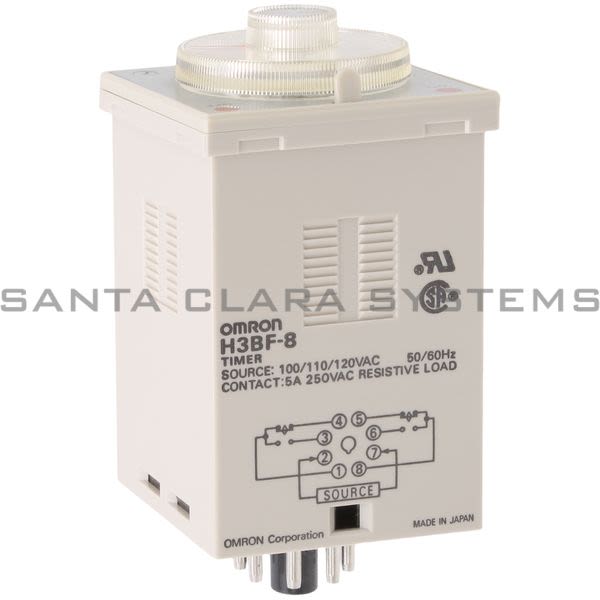 Omron H3BF-8-AC100-110-120 Timer .5S to 100H Product Image