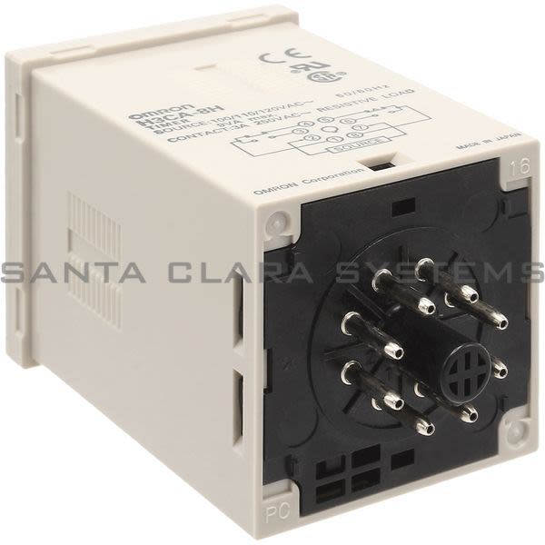 Omron H3CA-8H-AC100-110-120 Timer 99.9S to 9990H 100/110/120VAC Product Image