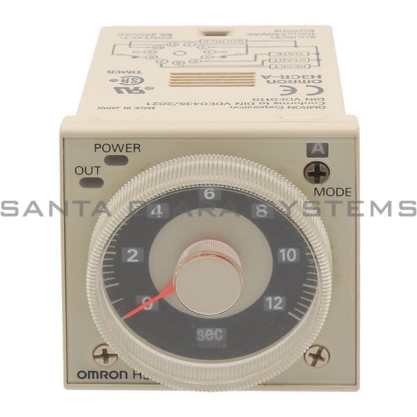 Omron H3CR-A-AC100-240 Timer 1.2S to 300H 100 to 240 VAC Product Image