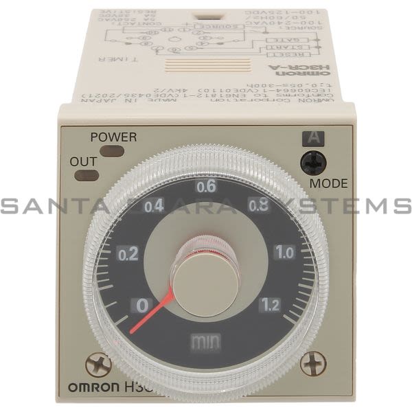 Omron H3CR-A-AC100-240-DC100-125 Timer 1.2 sec to 300 h Product Image