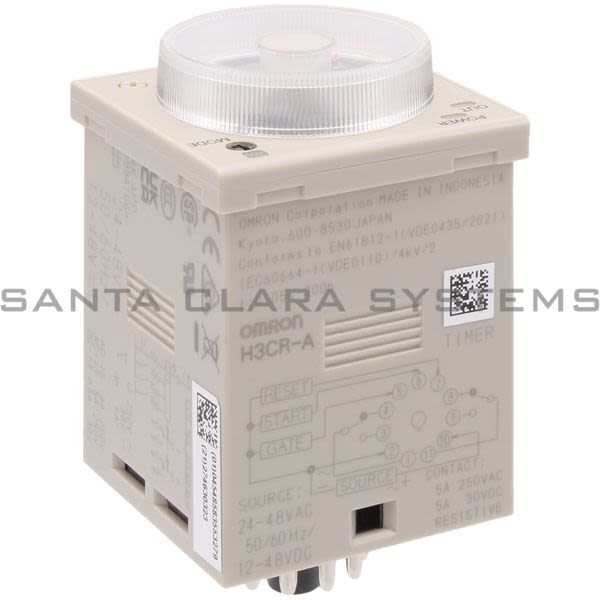 Omron H3CR-A-AC24-48-DC12-48 Timer 1.2 sec to 300 h Product Image