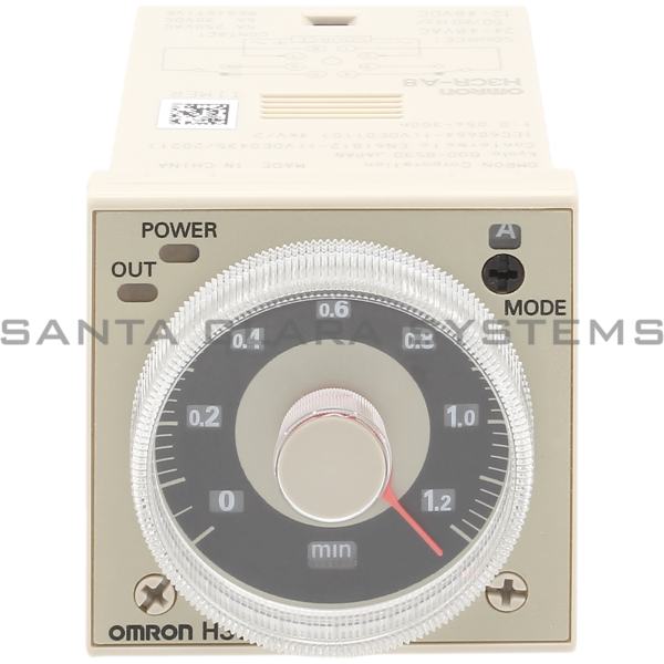 Omron H3CR-A8-AC-24-48-DC12-48 Timer 1.2S to 300H 24 to 48VAC / 12 to 48VDC Product Image