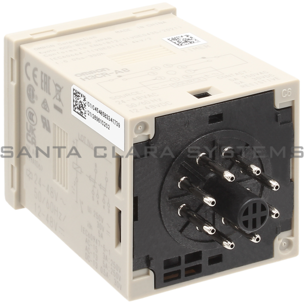 Omron H3CR-A8-AC-24-48-DC12-48 Timer 1.2S to 300H 24 to 48VAC / 12 to 48VDC Product Image