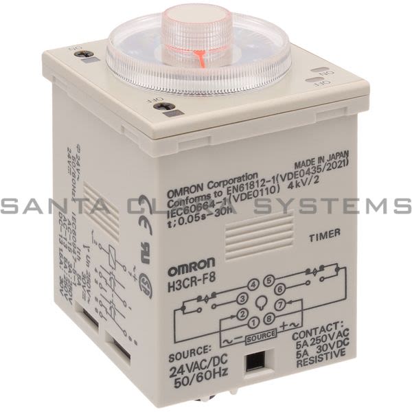 Omron H3CR-F8-24VAC-DC Timer Product Image