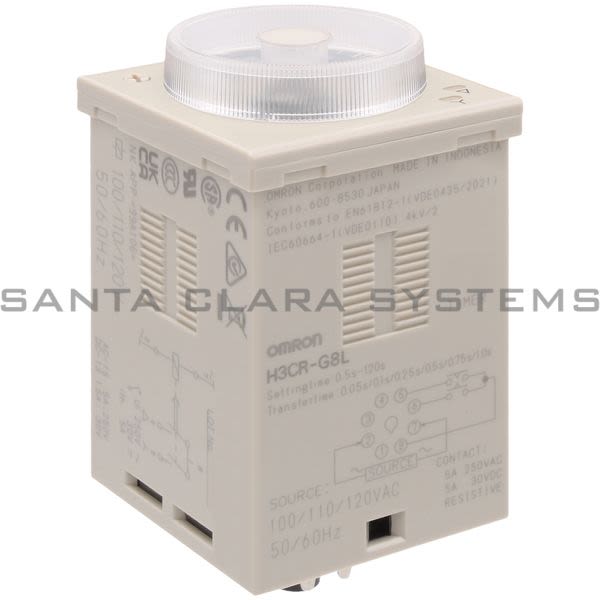 Omron H3CR-G8L-AC100-120 Timer Product Image
