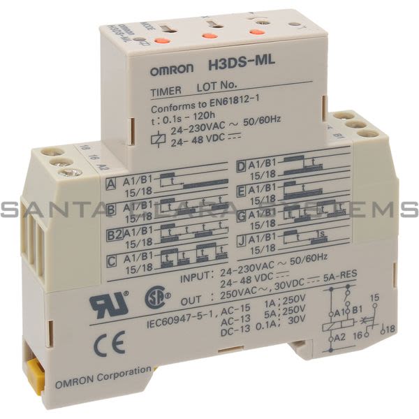 Omron H3DS-MLAC24-230-DC24-48 Relay Product Image
