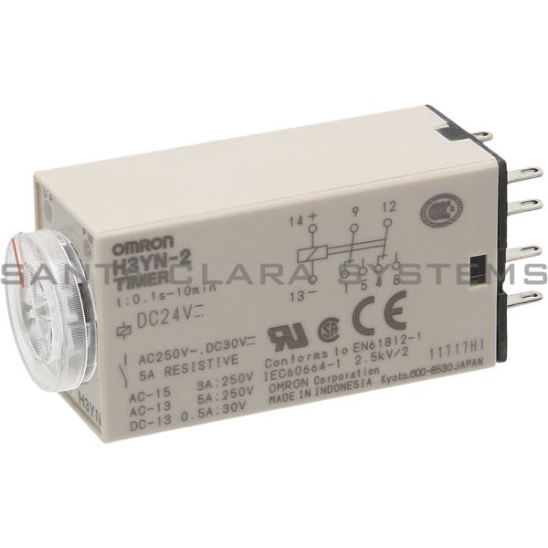 Omron H3YN-2-DC24 Timer | 24VDC Product Image