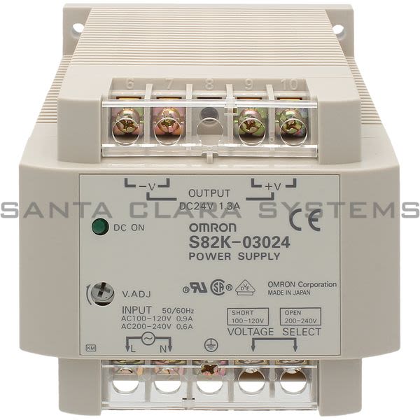 Omron S82K-03024 Power Supply 100 to 240 V AC Product Image