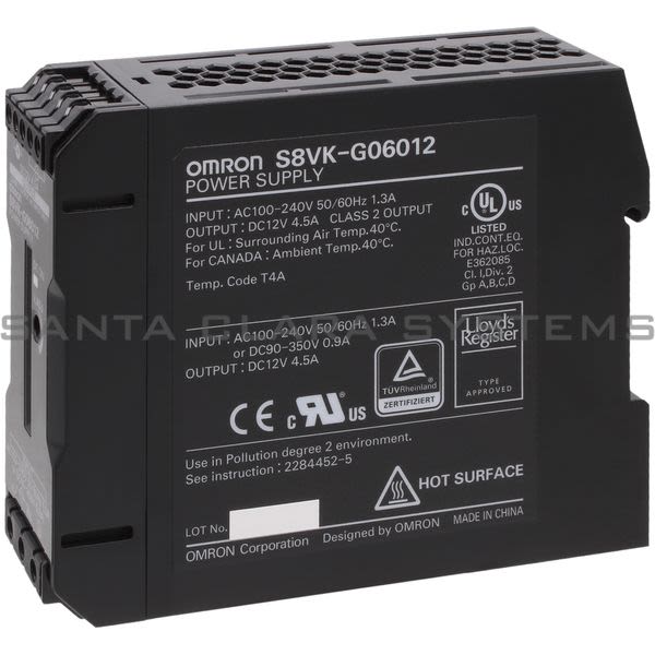Omron S8VK-G06012 Power Supply Product Image