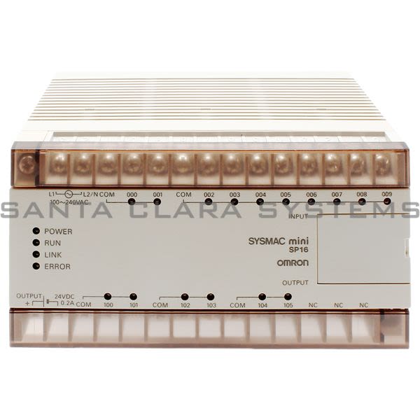 Omron SP16-DR-A PLC CPU Module DC/Relay AC PS Product Image