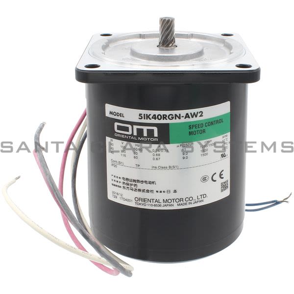 Oriental Motor 5IK40RGN-AW2U Speed Control Motor Product Image