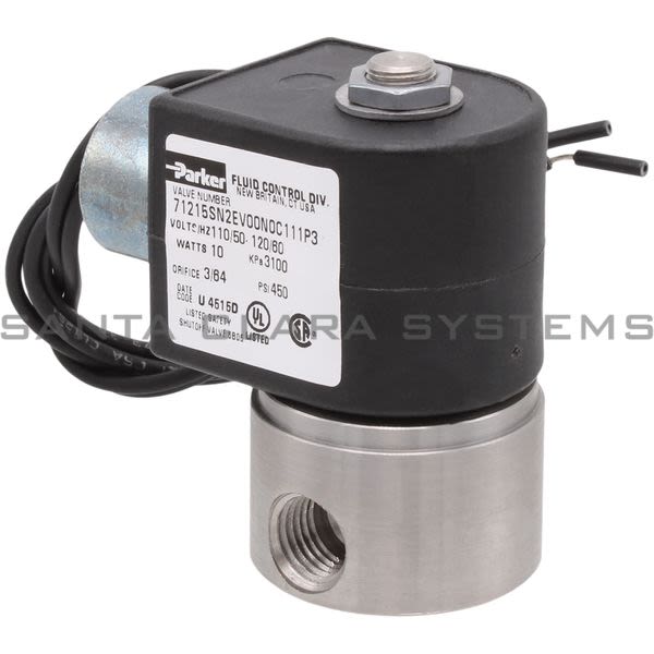Parker 71215SN2EV00N0C111P3 Solenoid Valve Assembly Product Image