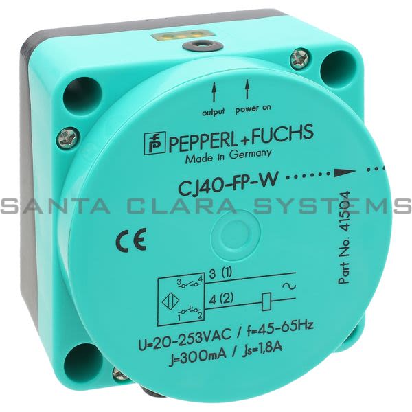 Pepperl+Fuchs CJ40-FP-W-P4 Proximity Switch Product Image