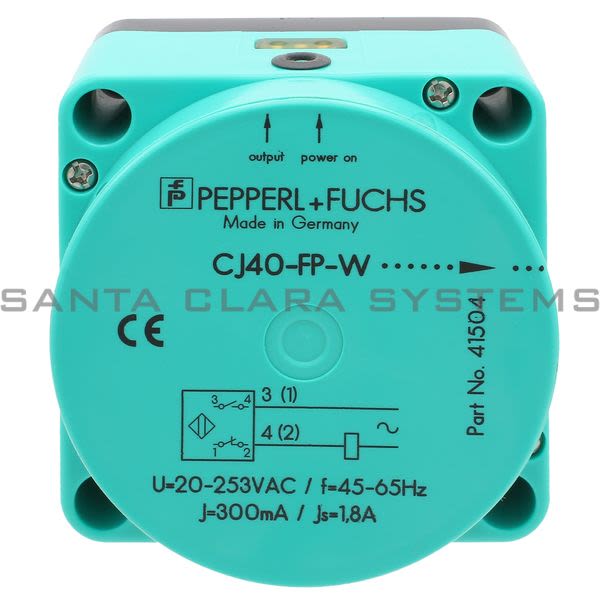 Pepperl+Fuchs CJ40-FP-W-P4 Proximity Switch Product Image