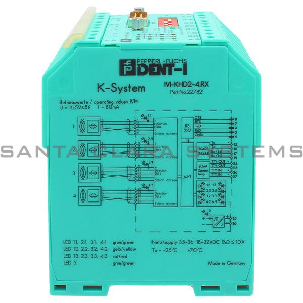 Pepperl+Fuchs IVI-KHD2-4.RX Control Interface Unit Product Image