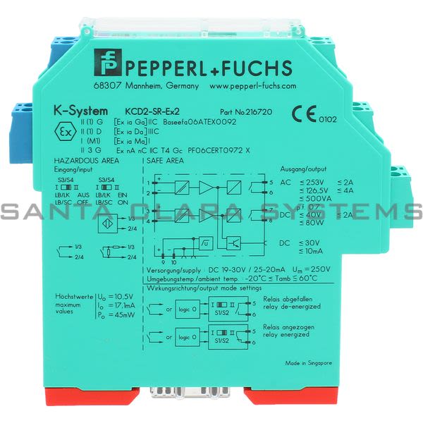 Pepperl+Fuchs KCD2-SR-EX2  Switch Amplifier Product Image