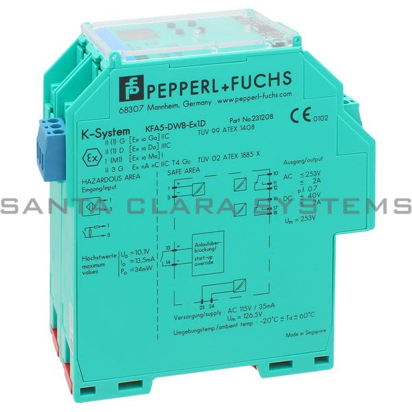 Pepperl+Fuchs KFA5-DWB-EX1.D Rotation Speed Monitor Product Image