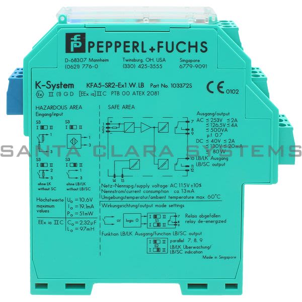 Pepperl+Fuchs KFA5-SR2-EX1.W.LB Relay Product Image