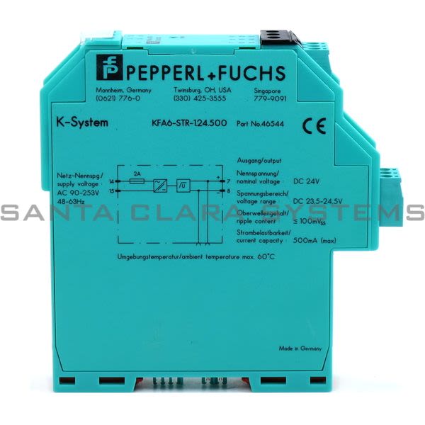 Pepperl+Fuchs KFA6-STR-1.24.500 Power Supply Product Image