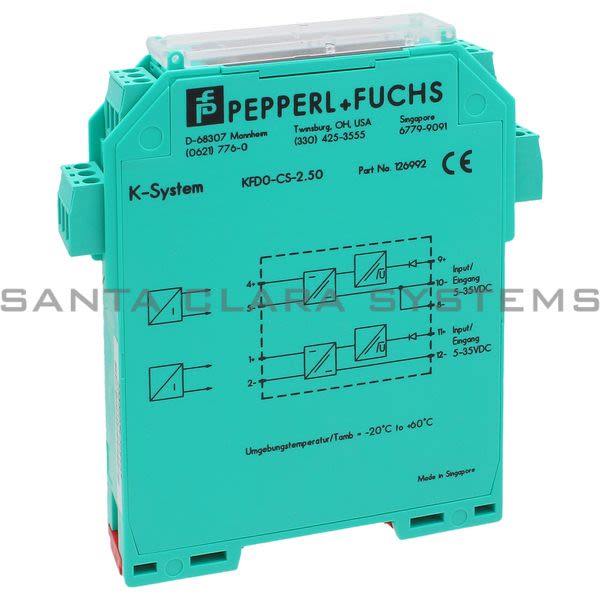 Pepperl+Fuchs KFD0-CS-2.50 Repeater Product Image