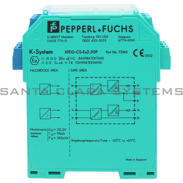 Pepperl+Fuchs KFD0-CS-EX2.50P Repeater Product Image