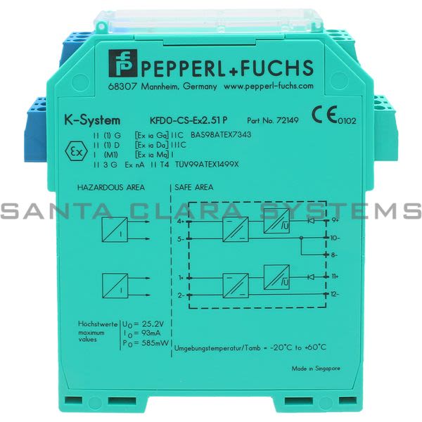 Pepperl+Fuchs KFD0-CS-EX2.51P  Current Driver/Repeater Product Image