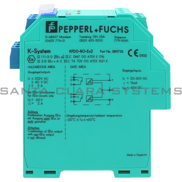 Pepperl+Fuchs KFD0-RO-EX2 Relay Module Product Image