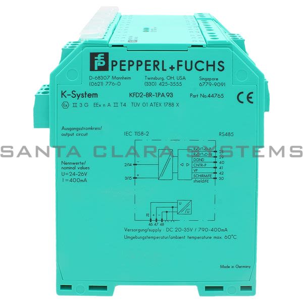 Pepperl+Fuchs KFD2-BR-1.PA.93  Segment Coupler Product Image