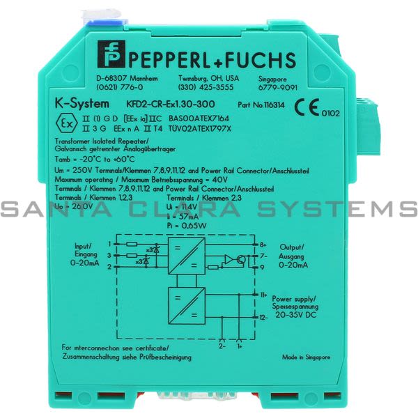 Pepperl+Fuchs KFD2-CR-EX1.30-300 Transmitter Power Supply Product Image