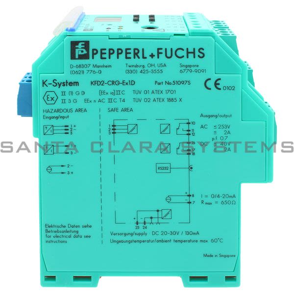 Pepperl+Fuchs KFD2CRGEX1.D Pf Transmitter Supply Isolator Product Image