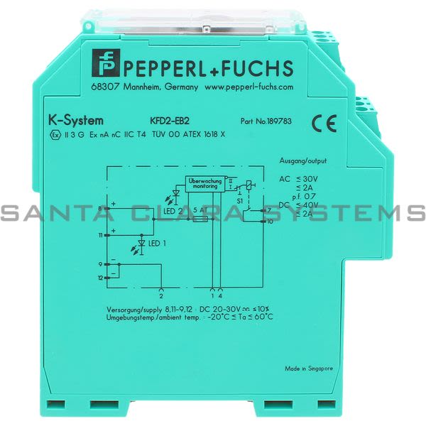 Pepperl+Fuchs KFD2-EB2 Control Interface Module | K-System Product Image