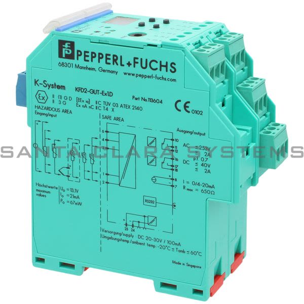 Pepperl+Fuchs KFD2-GUT-EX1.D Temperature Converter With Trip Values Product Image