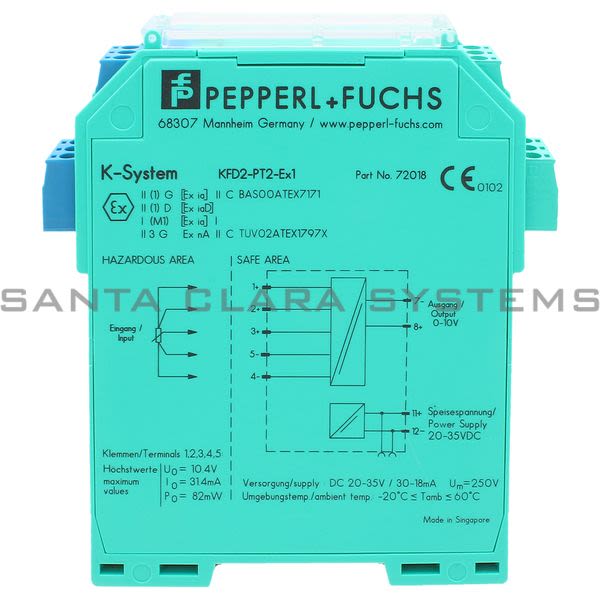 Pepperl+Fuchs KFD2-PT2-EX1 Potentiometer Converter | 072018 Product Image