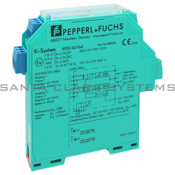 Pepperl+Fuchs KFD2-SL2-EX2 Solenoid Driver Product Image