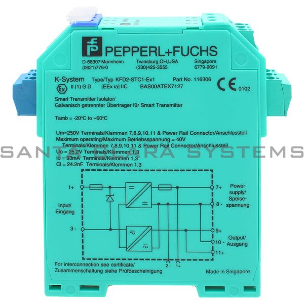 Pepperl+Fuchs KFD2-STC1-EX1 SMART Transmitter Power Supplies Product Image