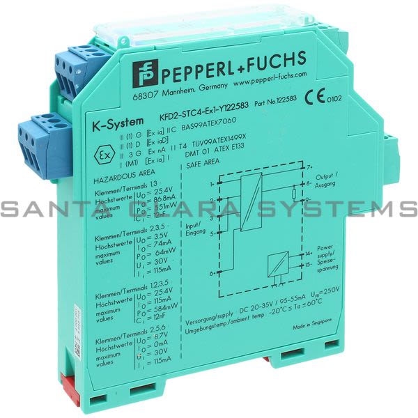 Pepperl+Fuchs KFD2-STC4-EX1-Y122583  SMART Transmitter Power Supply  Product Image