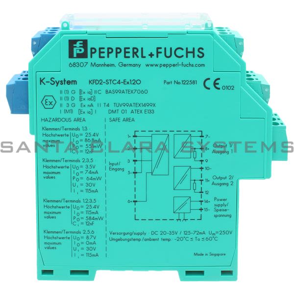 Pepperl+Fuchs KFD2-STC4-EX1.2O SMART Transmitter Power Supply Product Image