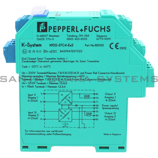 Pepperl+Fuchs KFD2-STC4-EX2 Smart Transmitter Power Supply Product Image