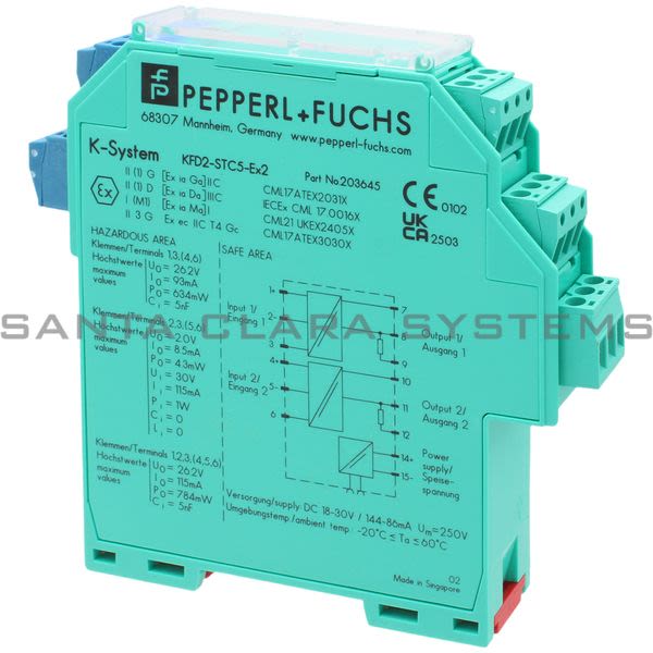 Pepperl+Fuchs KFD2-STC5-EX2 SMART Transmitter Power Supply Product Image