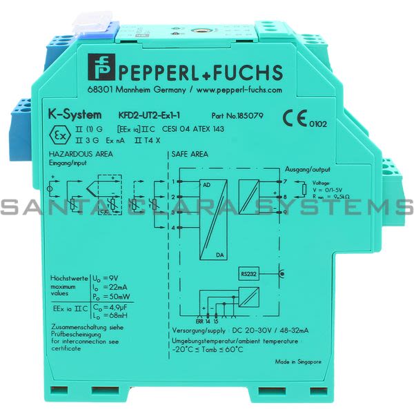 Pepperl+Fuchs KFD2-UT2-EX1-1 Universal Temperature Converter Product Image