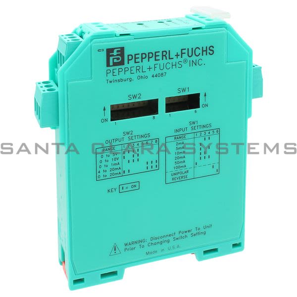 Pepperl+Fuchs KFDX-DCI DC Input Field Configurable Isolator Product Image
