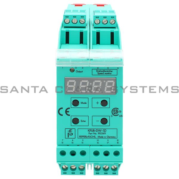 Pepperl+Fuchs KFU8-DW-1.D Rotation Speed Monitor Product Image