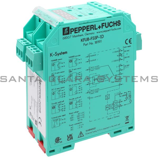 Pepperl+Fuchs KFU8-FSSP-1.D Frequency/Voltage Converter Product Image