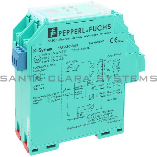 Pepperl+Fuchs KFU8-UFC-EX1.D Rotation Speed Converter Product Image