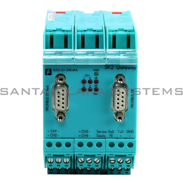 Pepperl+Fuchs KLD2-GT-DPR.4PA PROFIBUS DP/PA Segment Coupler | SK2 Gateway Product Image