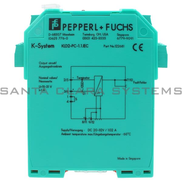 Pepperl+Fuchs KLD2-PC-1.1-IEC Fieldbus Power Conditioner Product Image