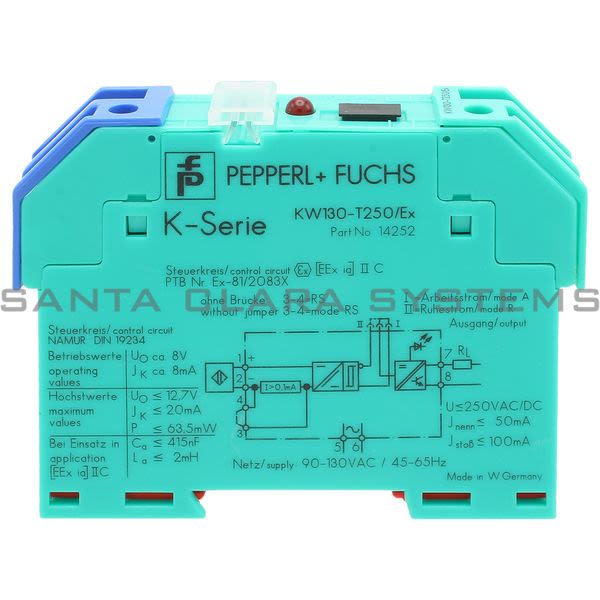 Pepperl+Fuchs KW130-T250-EX Safety Relay Product Image