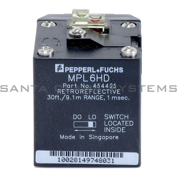 Pepperl+Fuchs MPL6HD Photoelectric Sensor | 454425 Product Image
